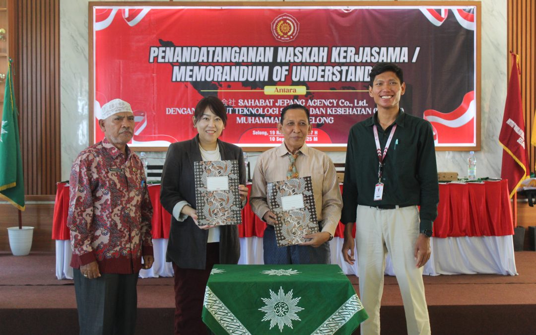 Tingkatkan Kerjasama Global, ITSKes Muhammadiyah Selong Jalin Kemitraan Dengan Sahabat Jepang Agency